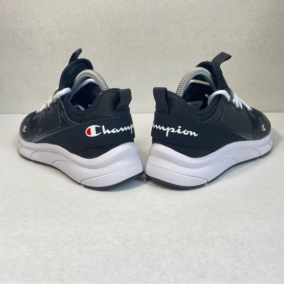 NEW Champion FLARE Cushion Fit Black/White Tie Athletic Shoes; Women’s Size 8 - Picture 8 of 13